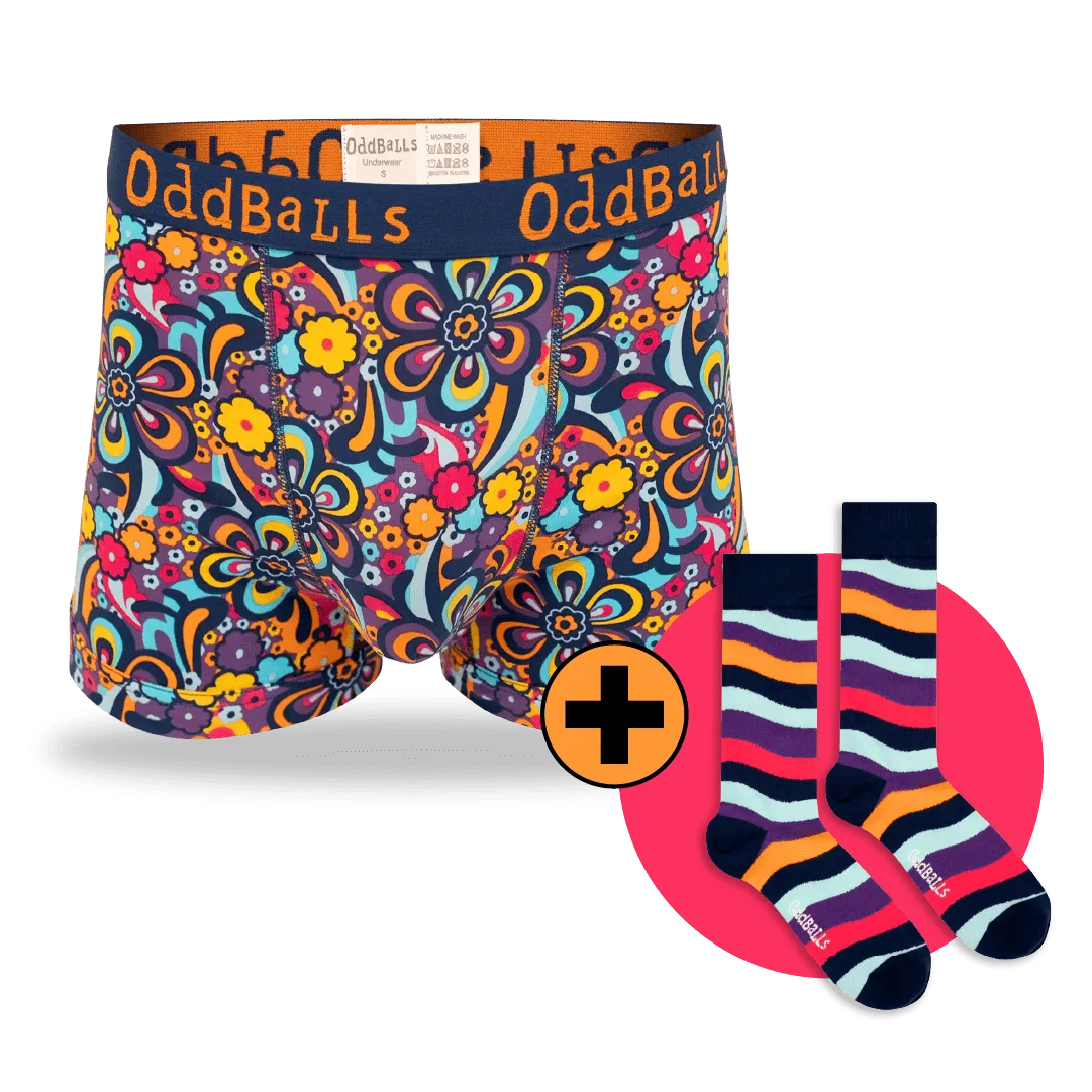 03 Month Pre-Paid: Mens Boxer Shorts & Free Socks - Monthly Subscription