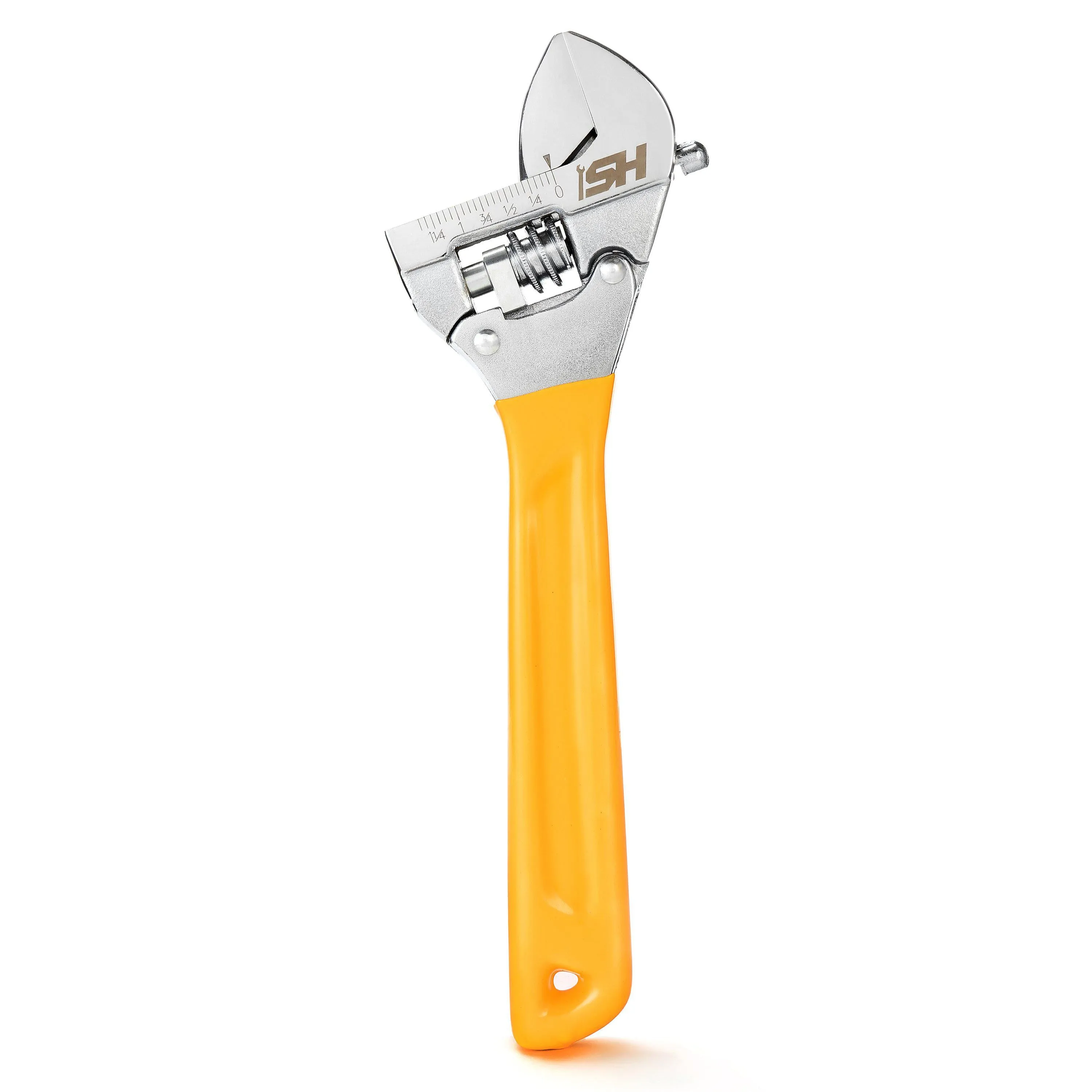 10 in. Ratcheting Wide Mouth Adjustable Wrench