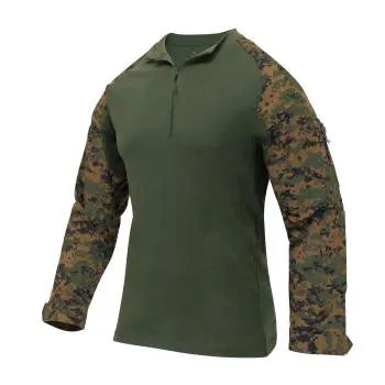 1/4 Zip Tactical Airsoft Combat Shirt