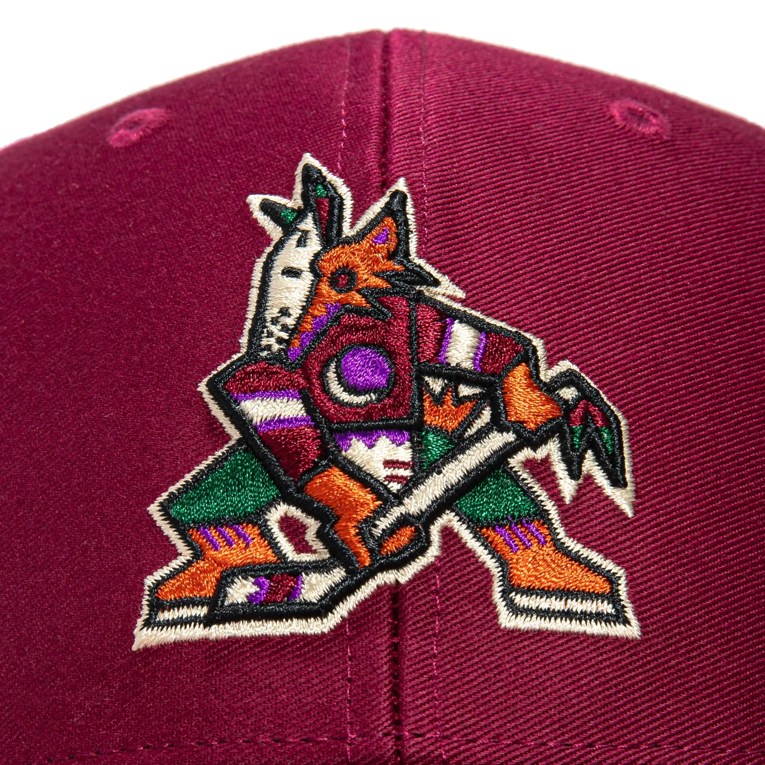 47 Brand Arizona Coyotes Trucker Snapback Hat - Cardinal, White