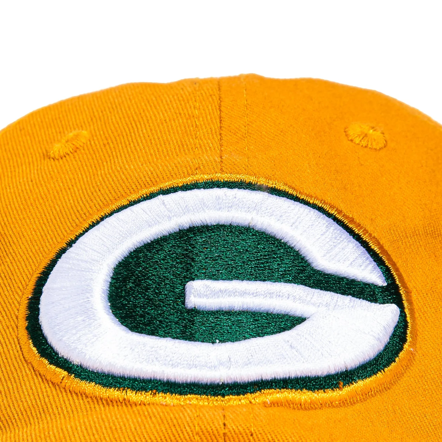 47 Brand Green Bay Packers Cleanup Adjustable Hat - Cheddar