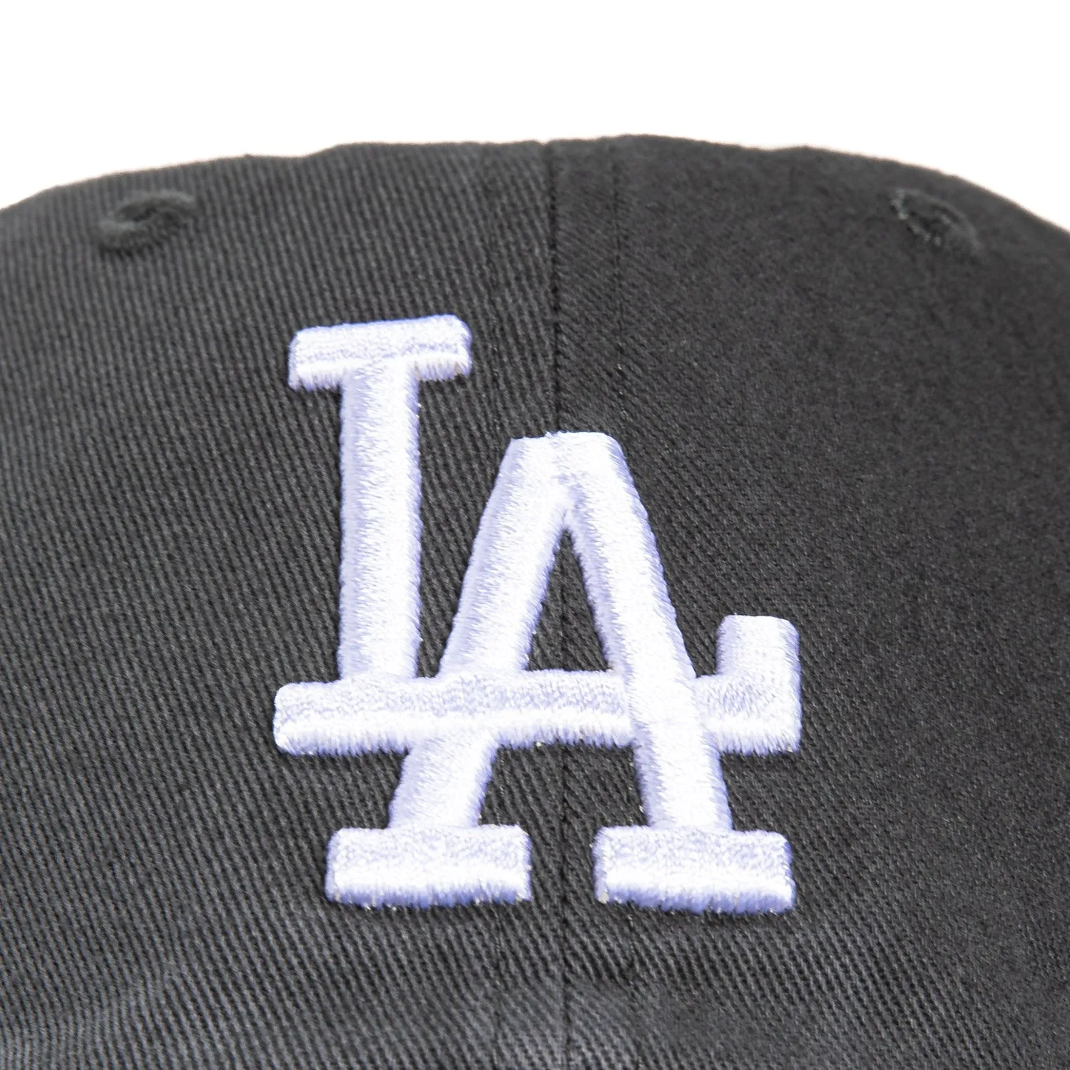 47 Brand Los Angeles Dodgers Cleanup Adjustable Hat - Charcoal, White