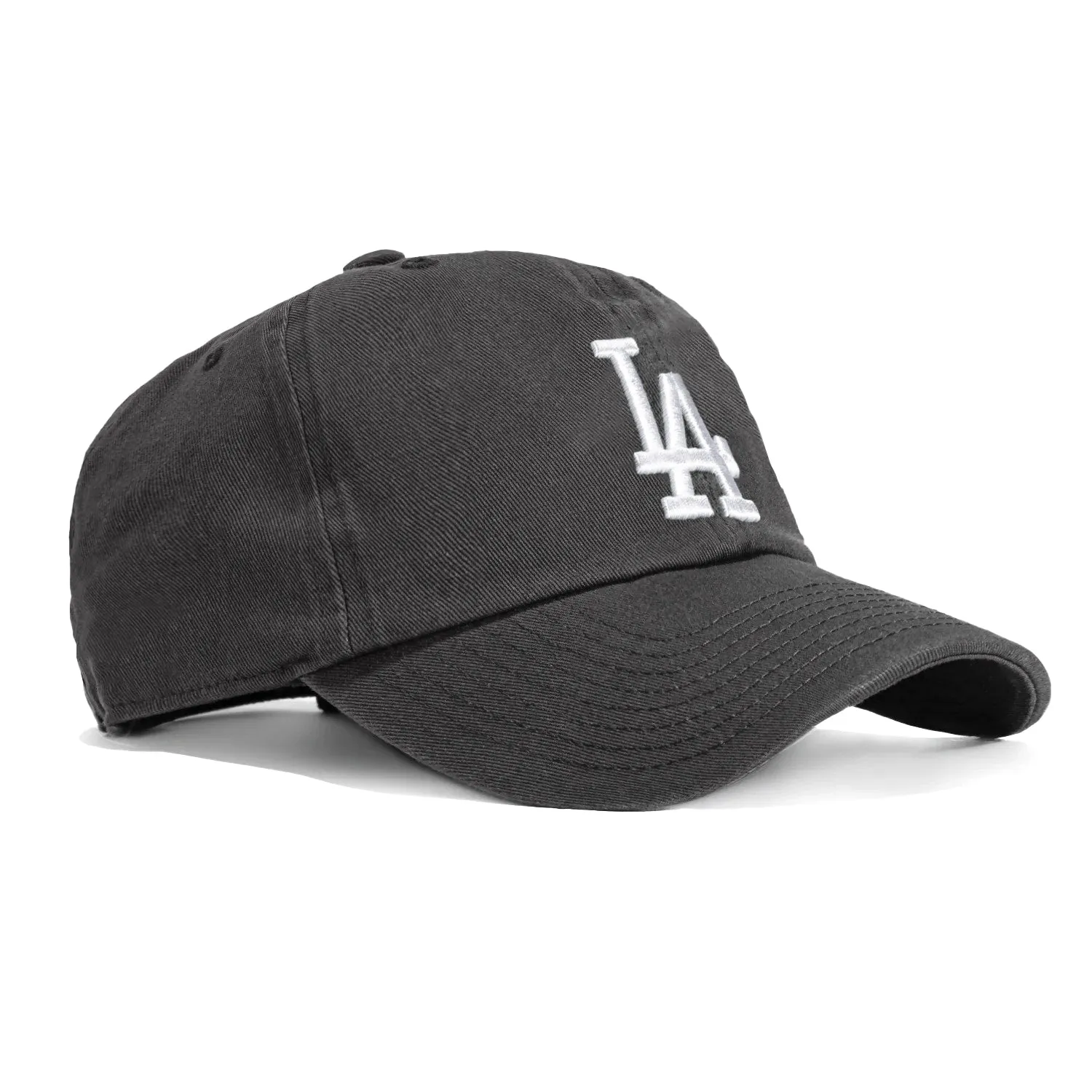 47 Brand Los Angeles Dodgers Cleanup Adjustable Hat - Charcoal, White