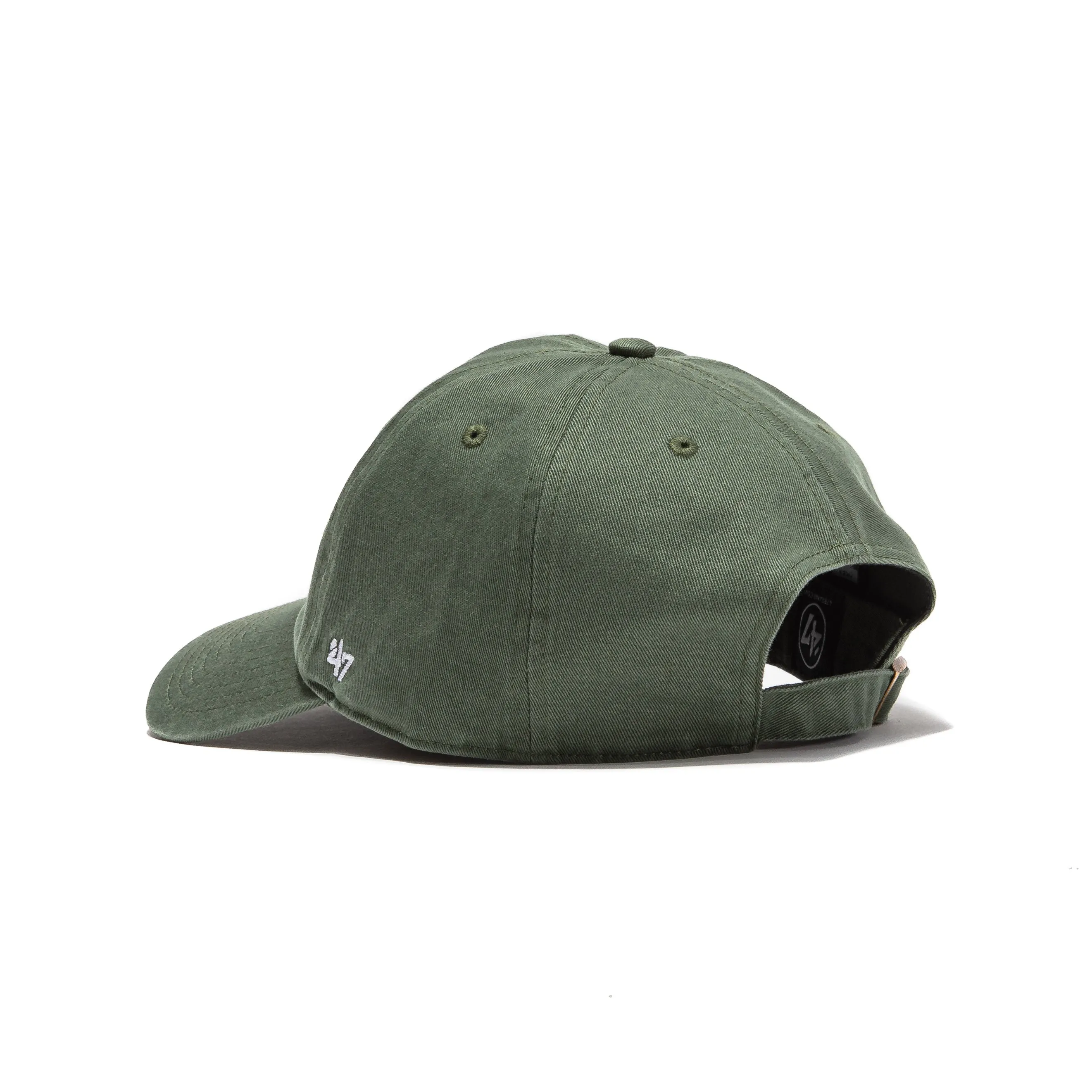 47 Brand Los Angeles Dodgers Cleanup Adjustable Hat - Olive, White