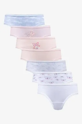 7 Pack Bunny Daisy Bikini Panties Multi