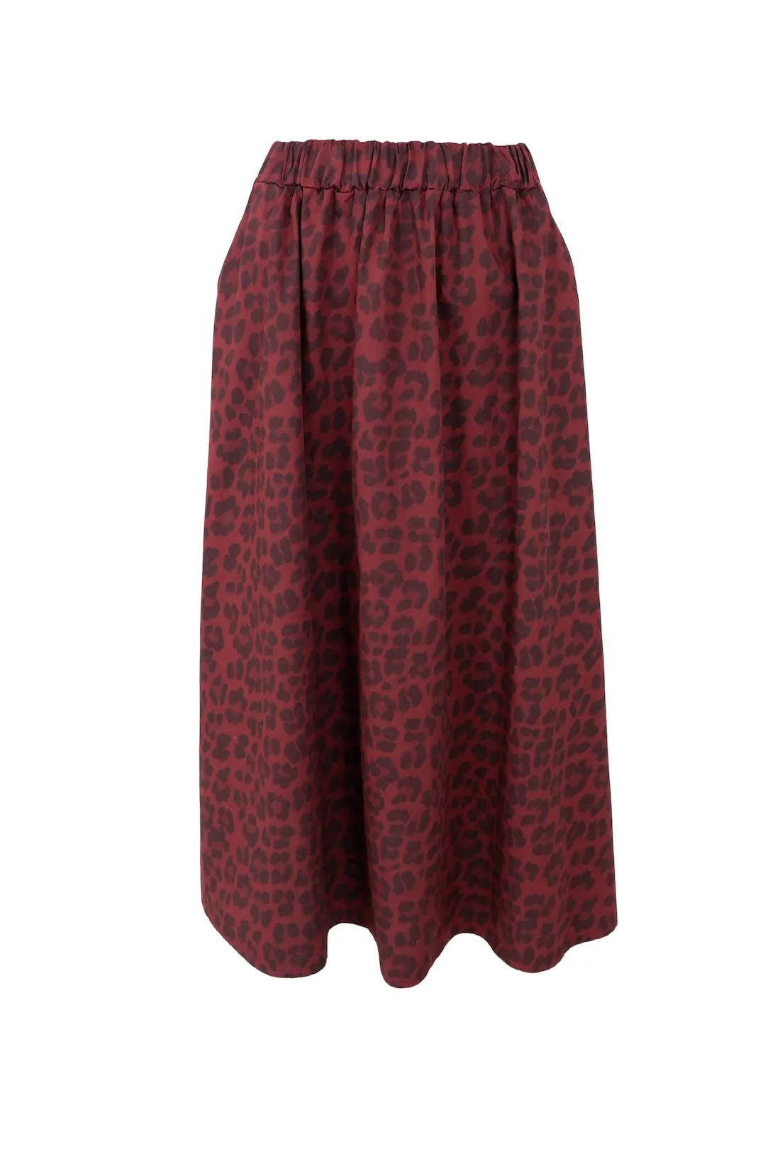 Abbie Wine Leo Skirt