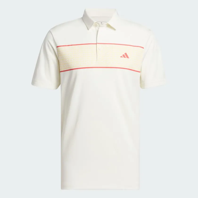 Adidas Chest Stripe Mens Polo Shirt