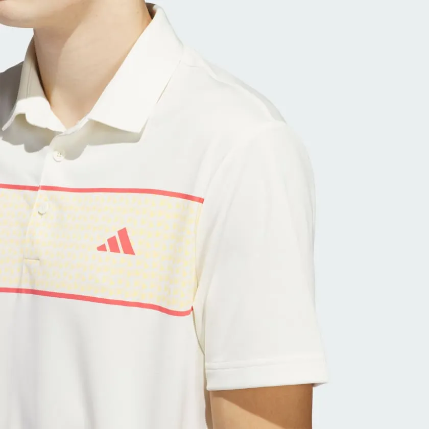 Adidas Chest Stripe Mens Polo Shirt