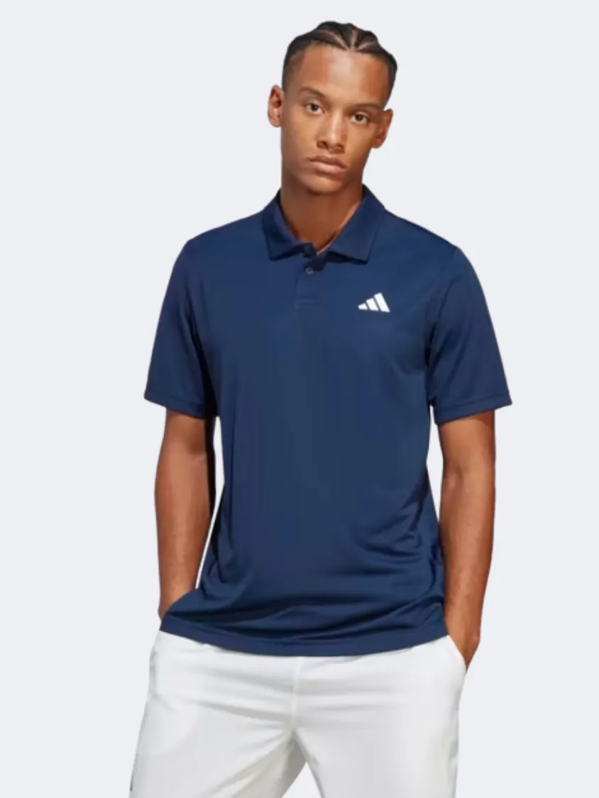 Adidas Club Men Tennis Polo Short Sleeve Collegiate Navy