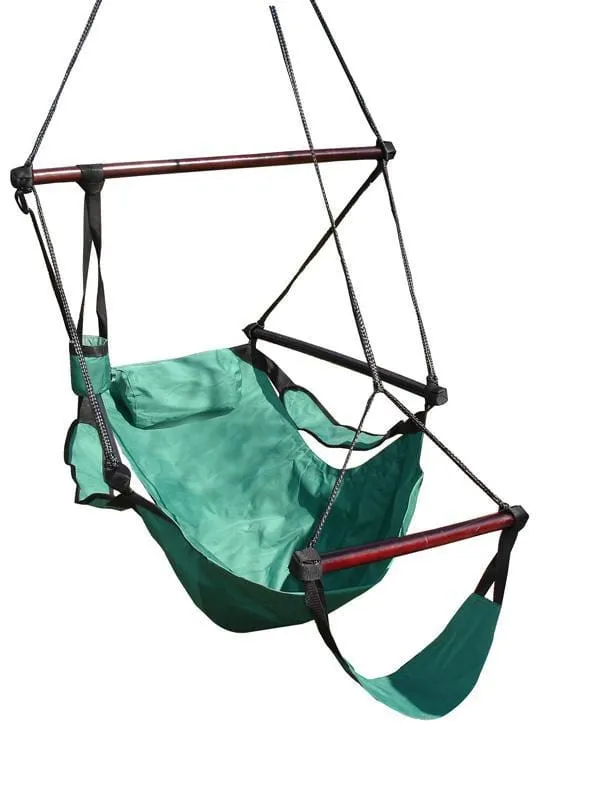 Adjustable Hanging Hammock Chair with Foot Rest