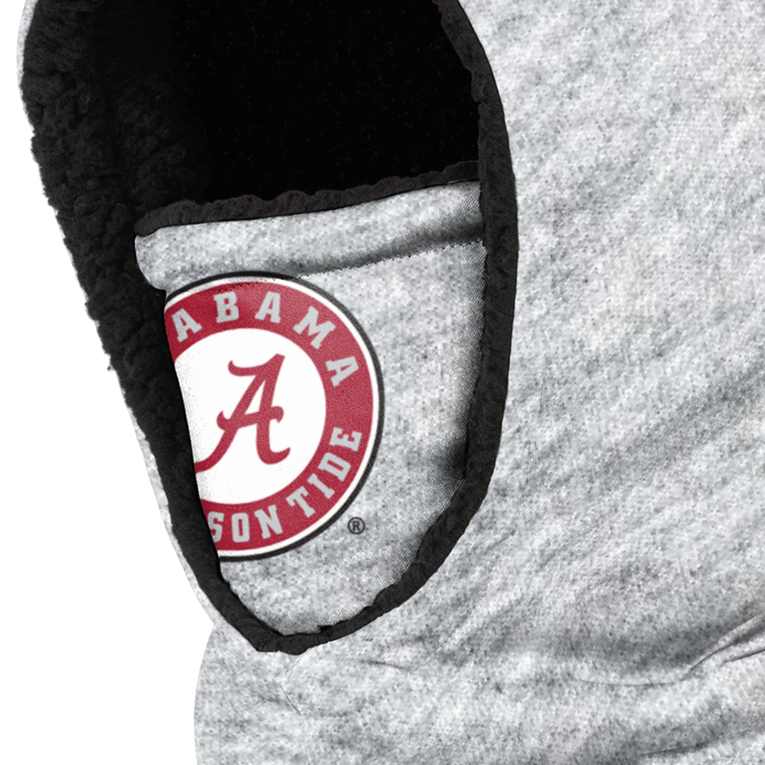 Alabama Crimson Tide NCAA Heather Grey Big Logo Hooded Gaiter