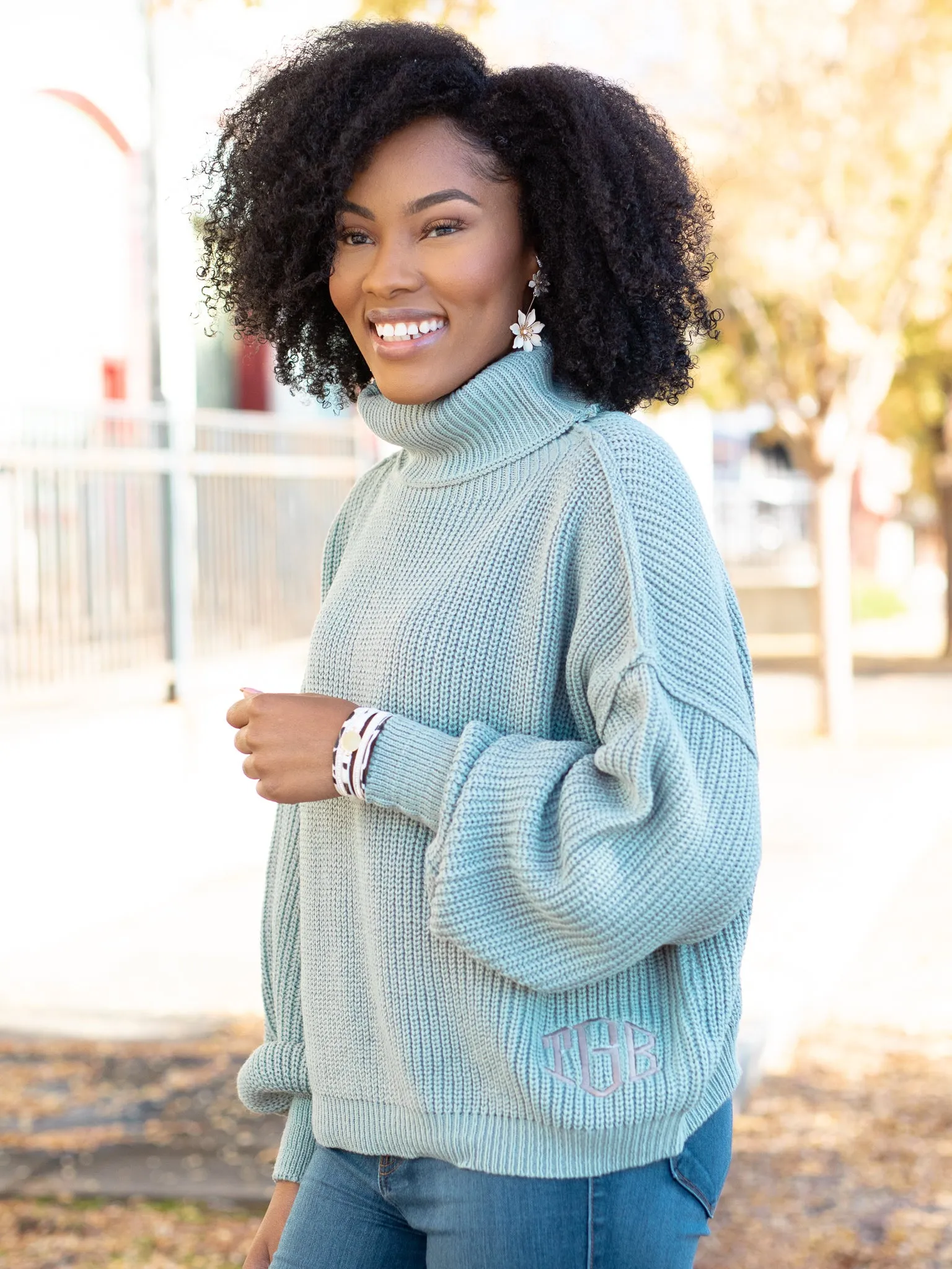 All American Girl Turtleneck Sweater