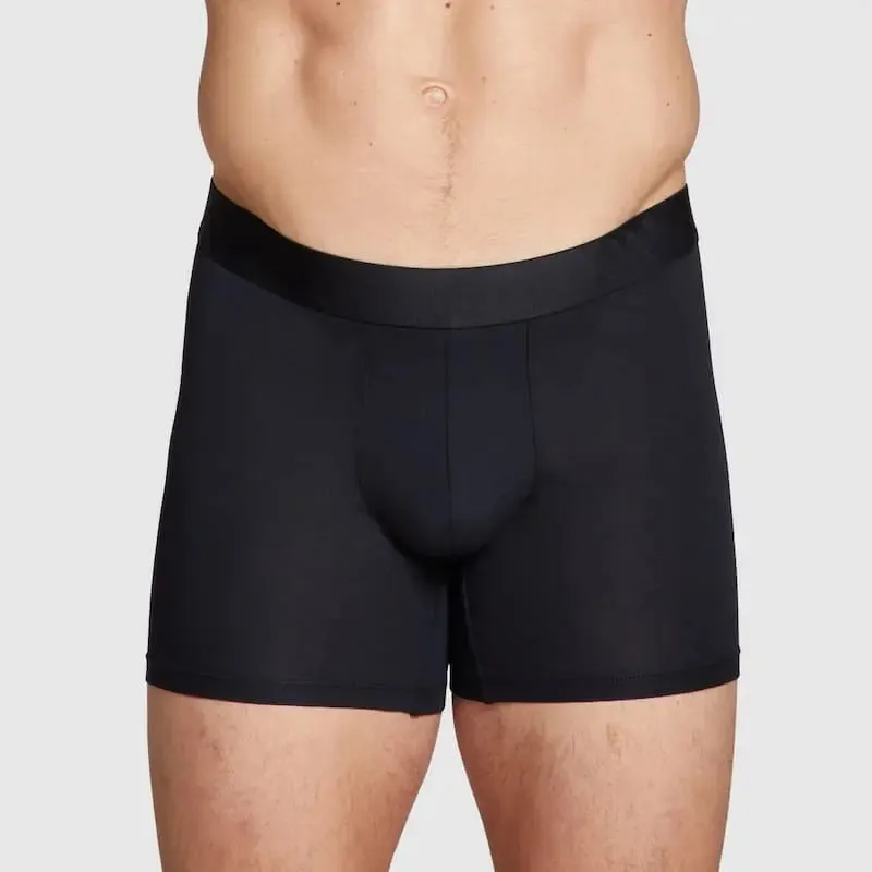 ALPHX Comfort Class Boxer Brief - Modern Fit - Midnight Black | ALPHX.com