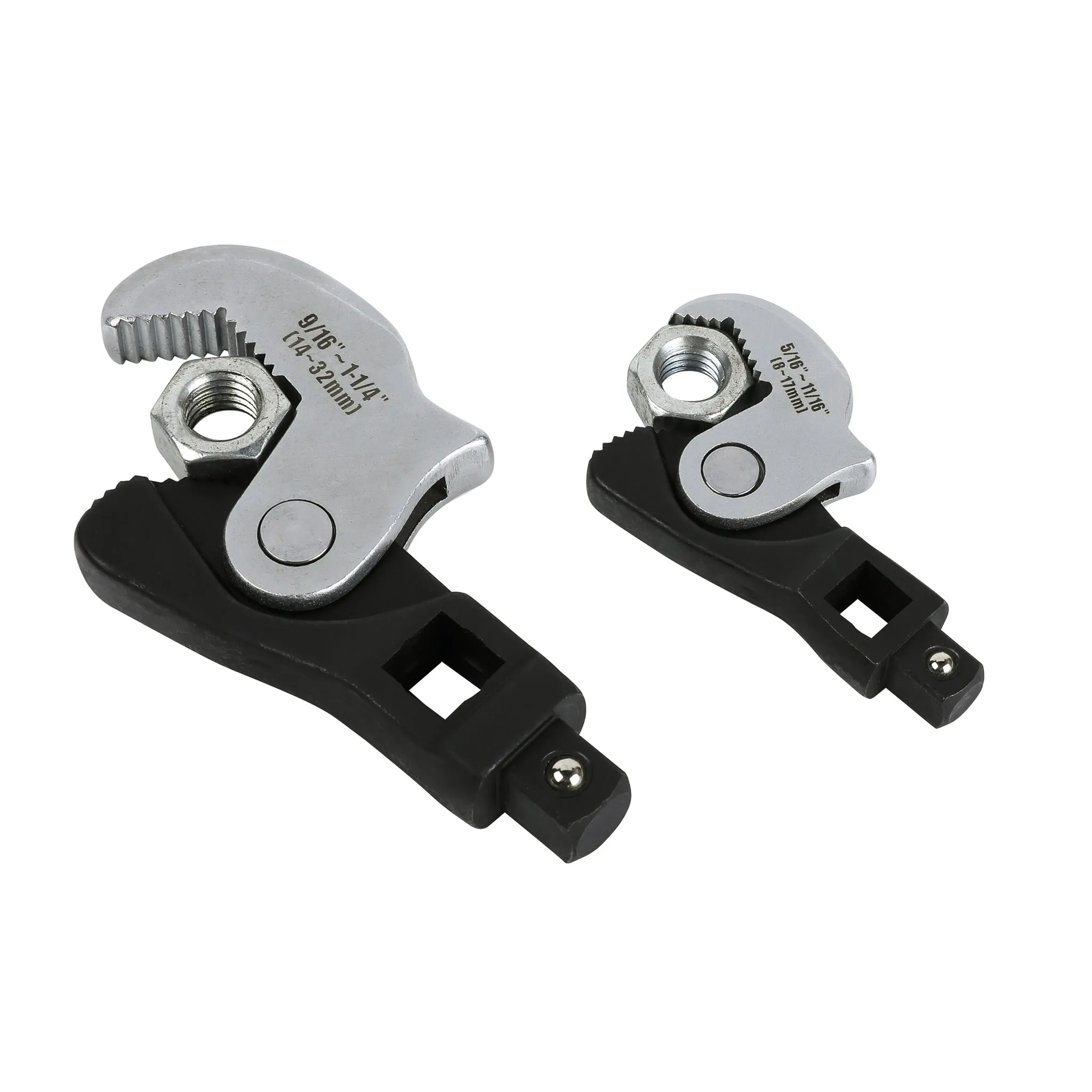 ARES 33008 - 2-Piece Spring Loaded Auto Adjusting Crowfoot Wrench Set