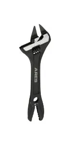 ARES 79008 - 8-Inch Thin Head Adjustable Alligator Wrench