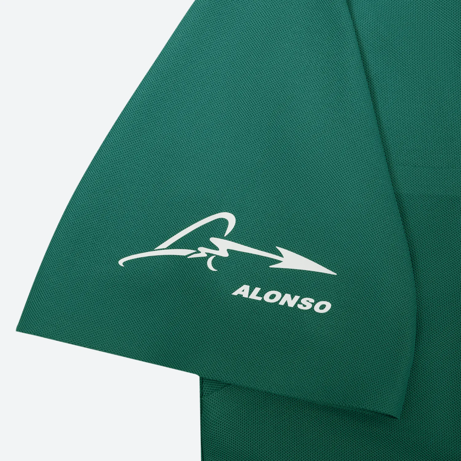 Aston Martin F1 Kimoa Fernando Alonso Minimal Polo Shirt - Black/Green