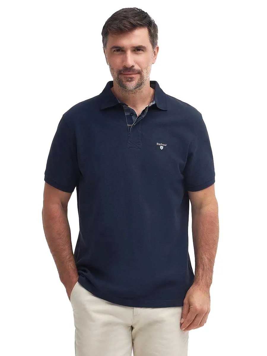 BARBOUR Hart Polo Shirt - Men's - Navy -Size: 2XL