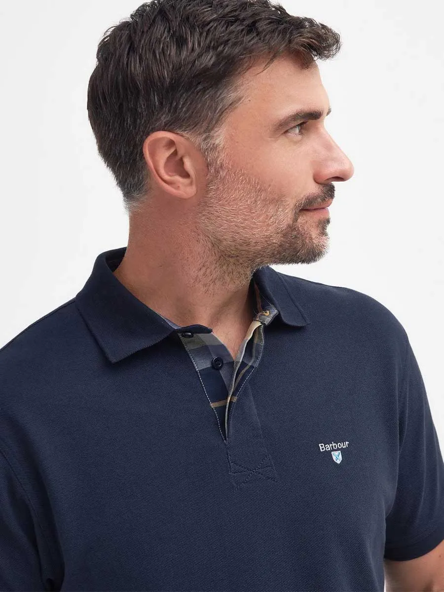 BARBOUR Hart Polo Shirt - Men's - Navy -Size: 2XL