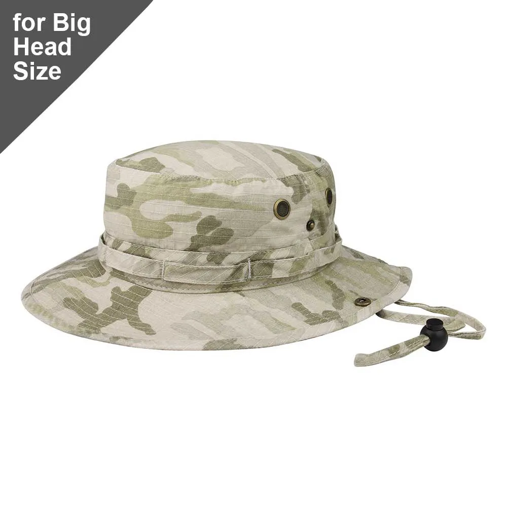 Big Head Camouflage Rip-Stop Hunting Hat