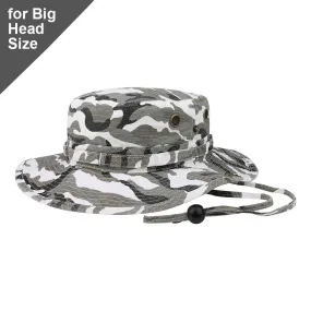 Big Head Camouflage Rip-Stop Hunting Hat