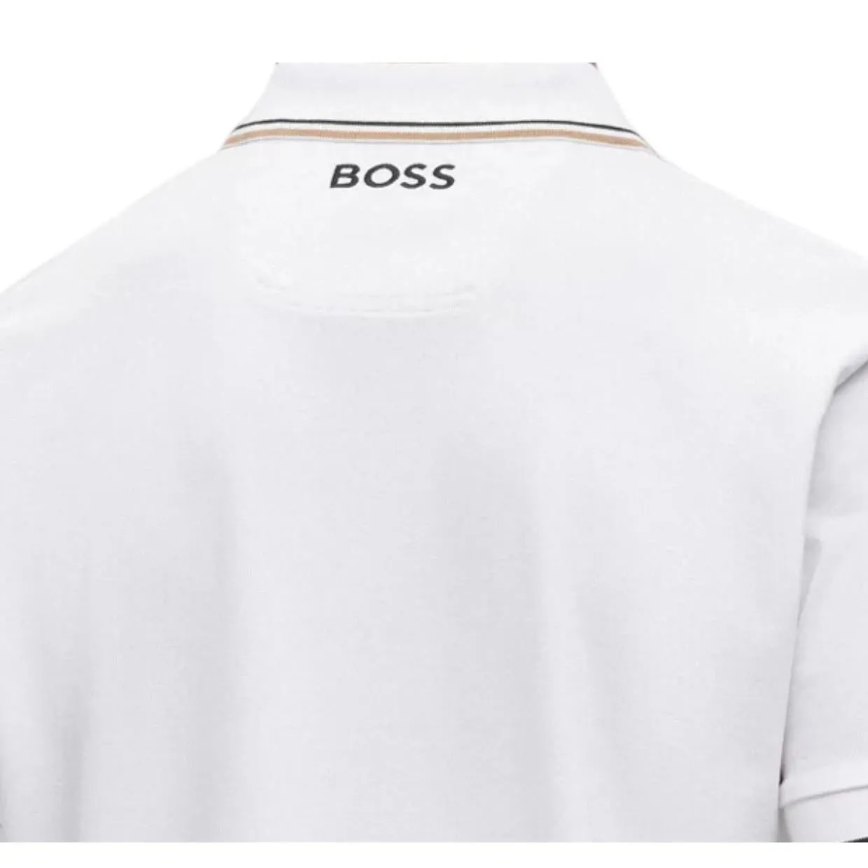 BOSS Paddy Pro Regular Fit White Polo Shirt