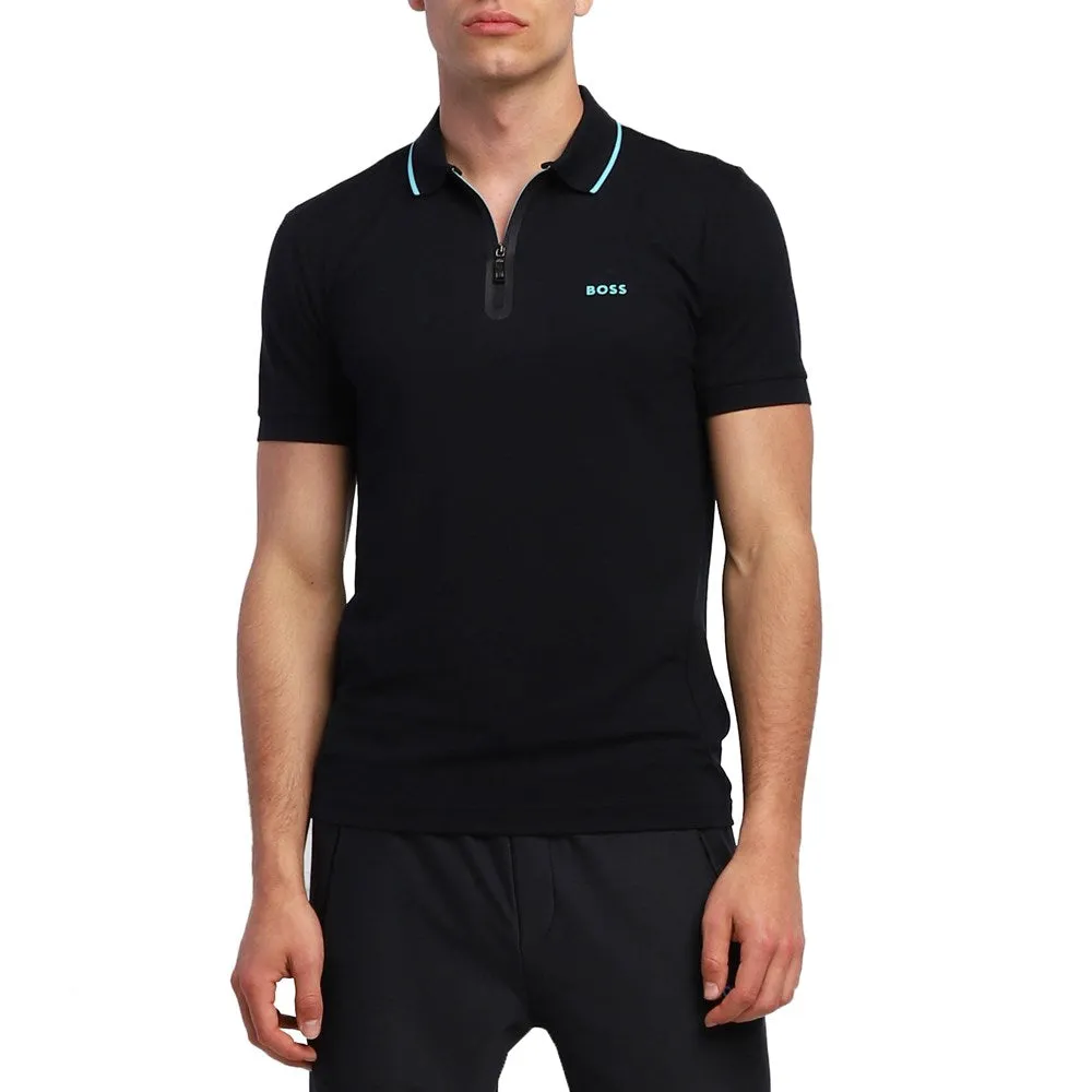 BOSS Philix Slim Fit Polo Shirt - Dark Blue