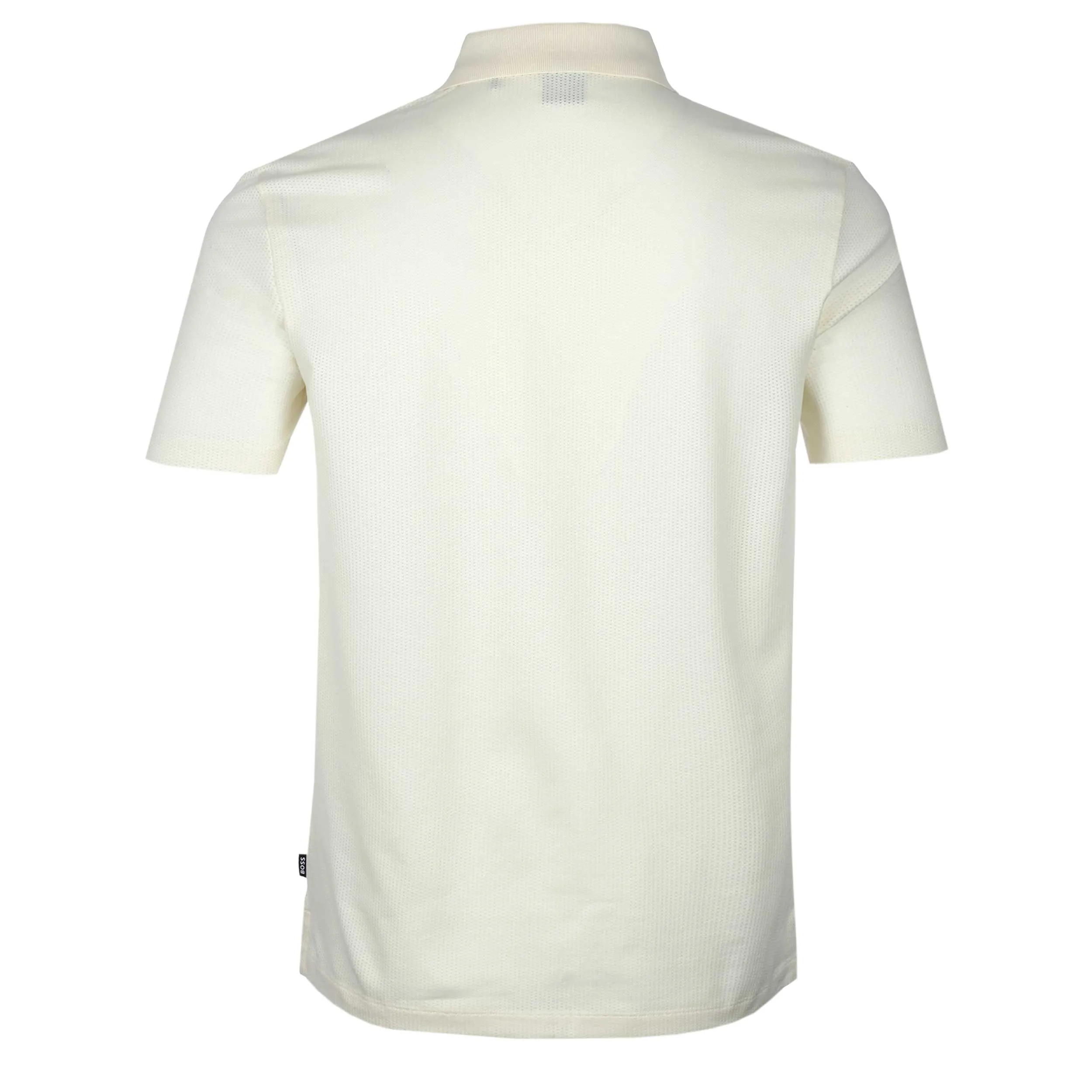 BOSS Piket 38 Polo Shirt in Open White