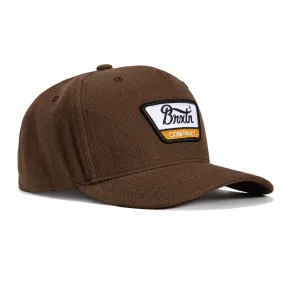 Brixton Linwood Snapback Hat - Brown, Yellow