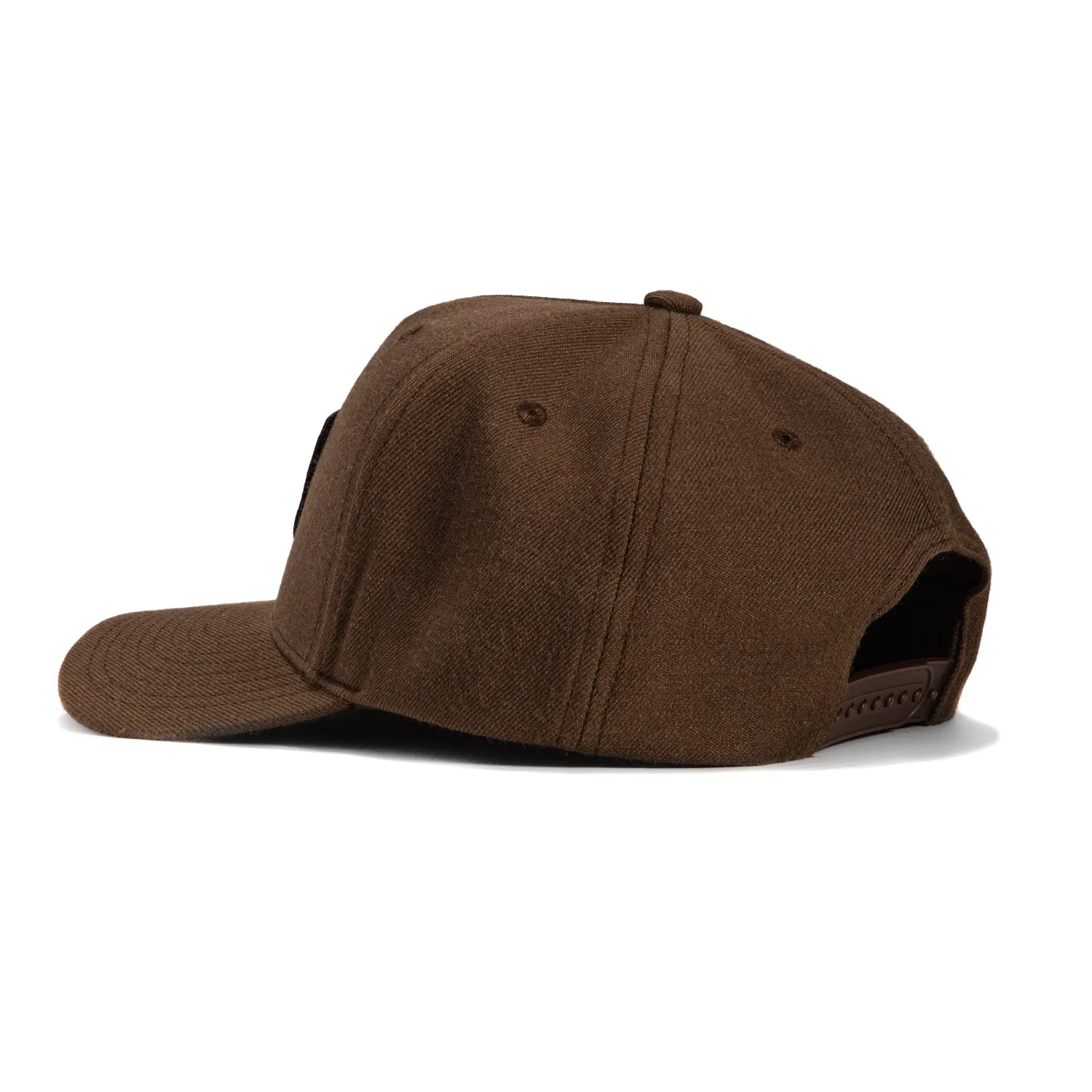 Brixton Linwood Snapback Hat - Brown, Yellow