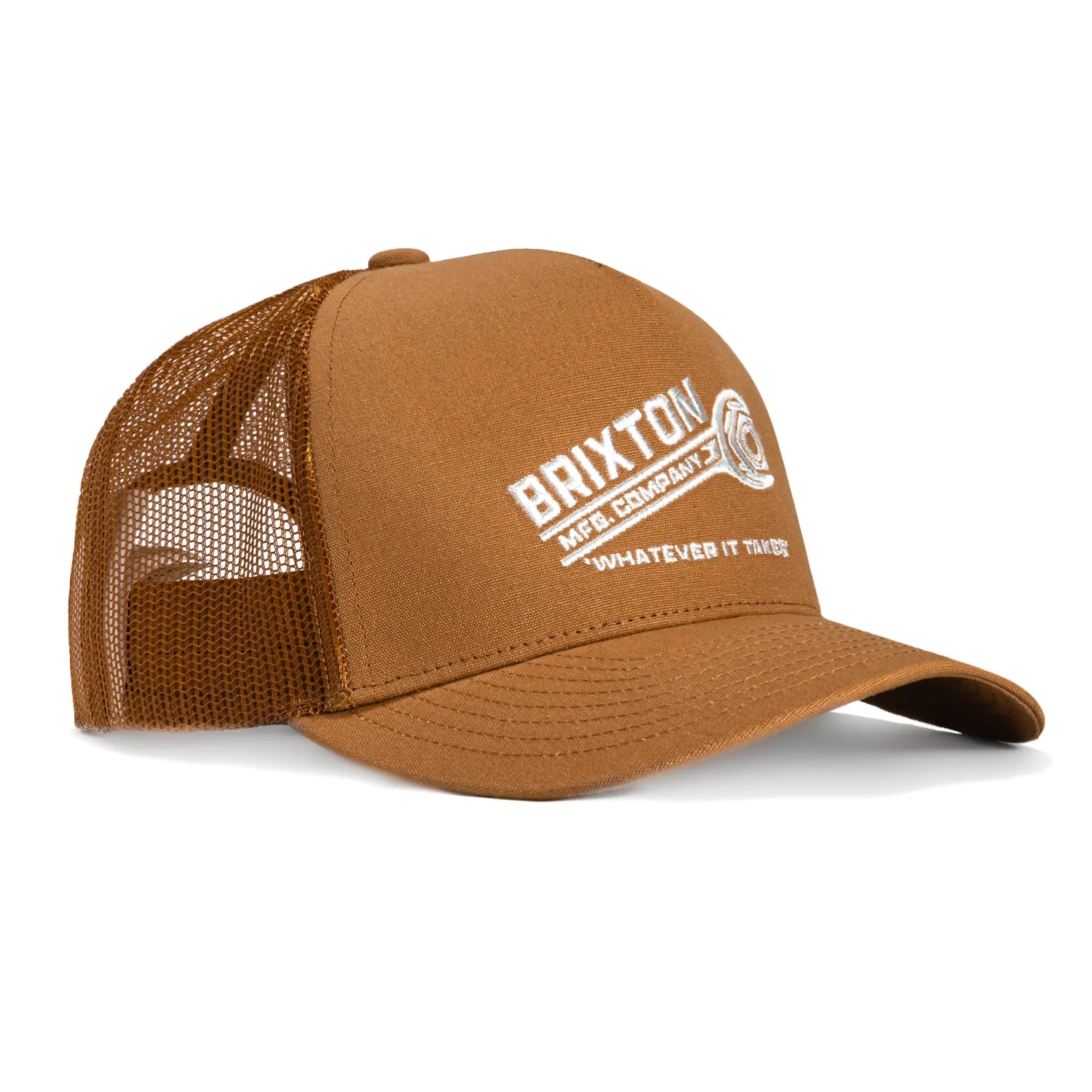 Brixton Wrench Snapback Trucker Hat - Copper