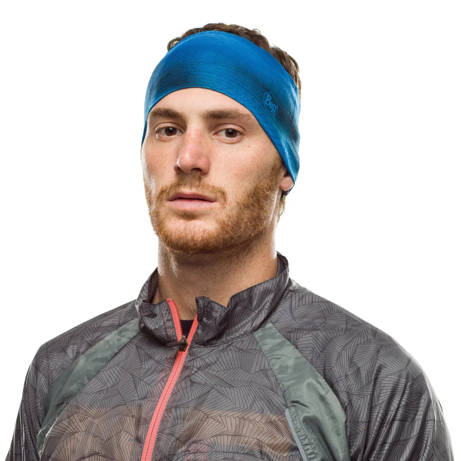 BUFF® Coolnet UV  Headband (Spiral Blue)