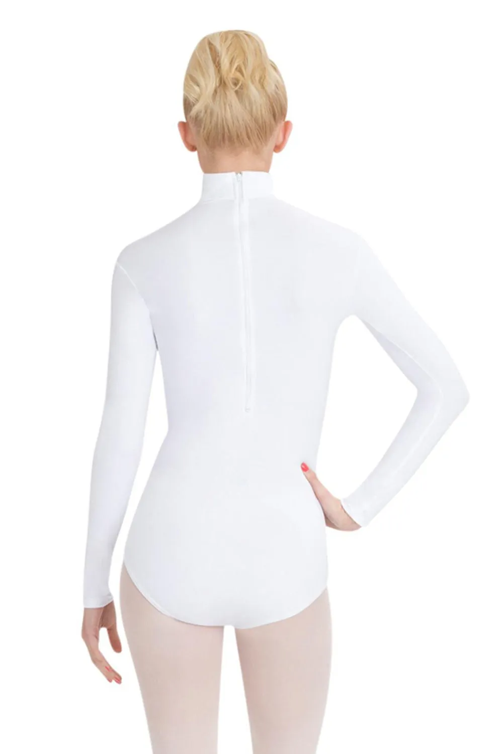 CAPEZIO TB41 ADULT TURTLENECK LONG SLEEVE LEOTARD