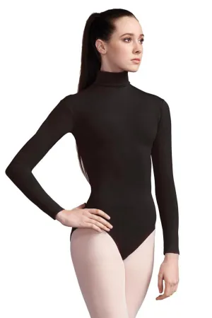 CAPEZIO TB41 ADULT TURTLENECK LONG SLEEVE LEOTARD