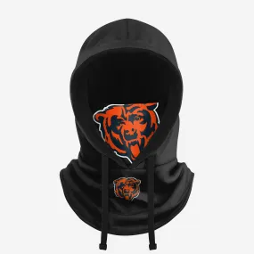 Chicago Bears Black Drawstring Hooded Gaiter