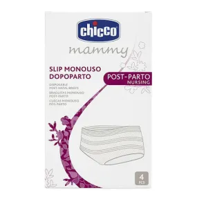 Chicco Disposable Post Natal Briefs - Free Size - 4PCS