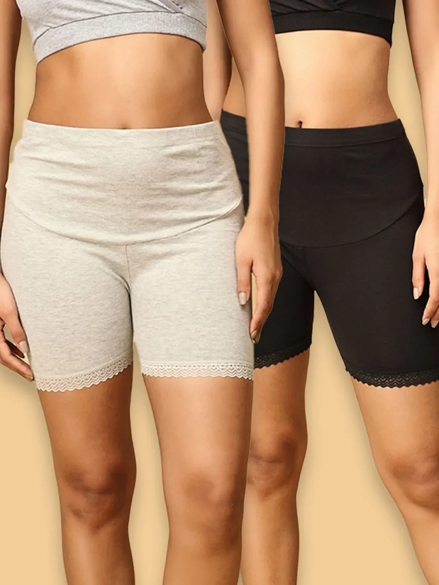 Combo Of 2 High Waist Mama Boyshorts