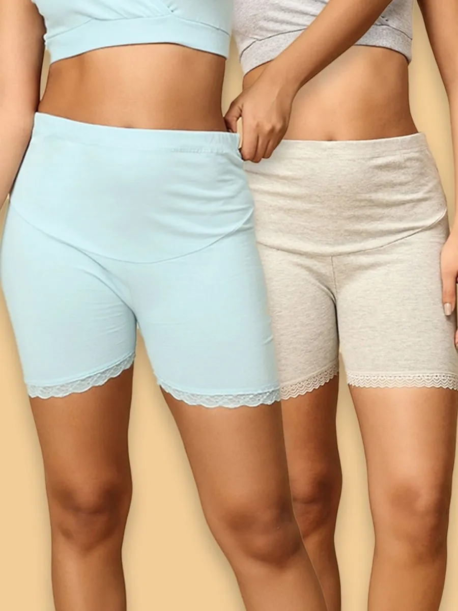 Combo Of 2 High Waist Mama Boyshorts