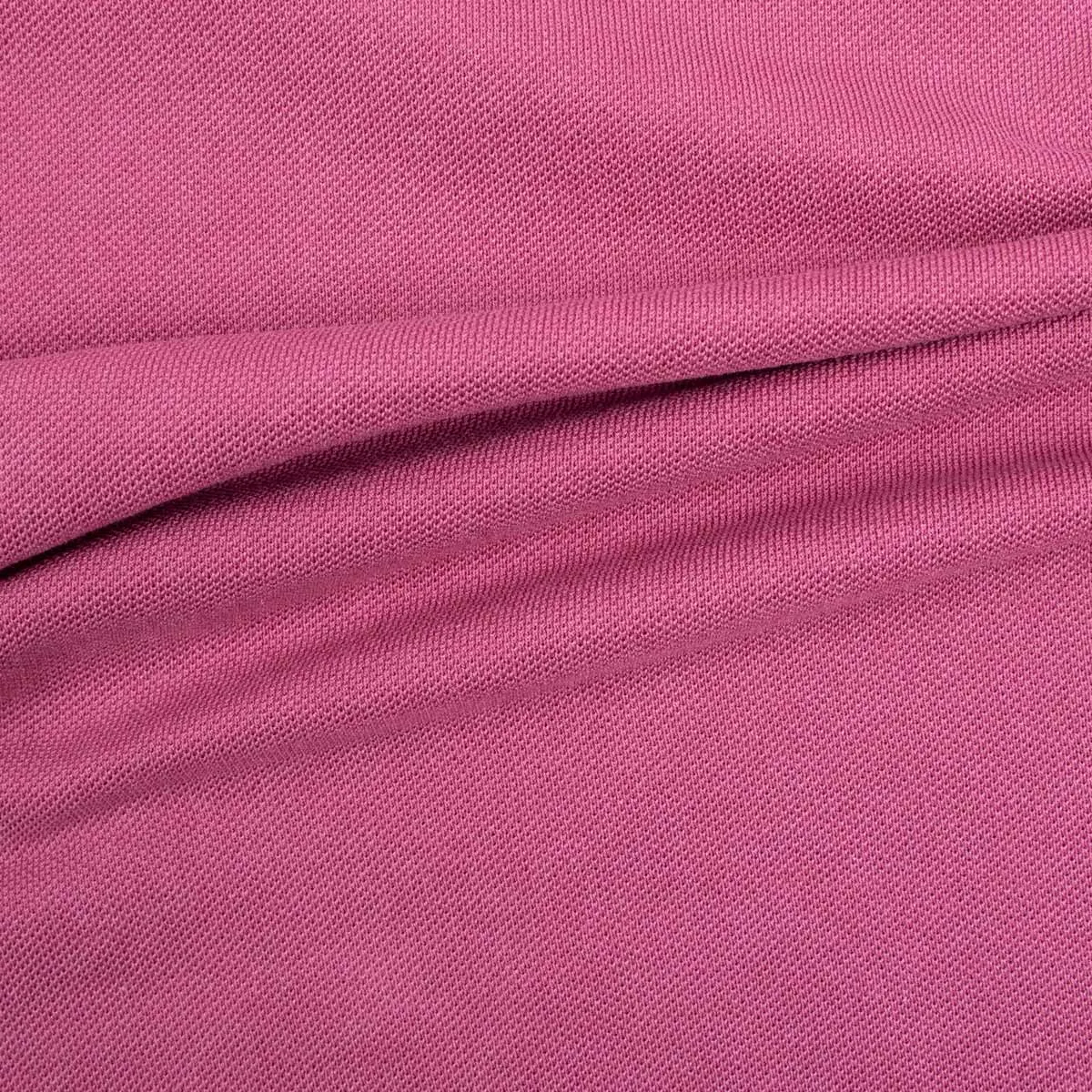 Cotton Piqué Polo Shirt Raspberry