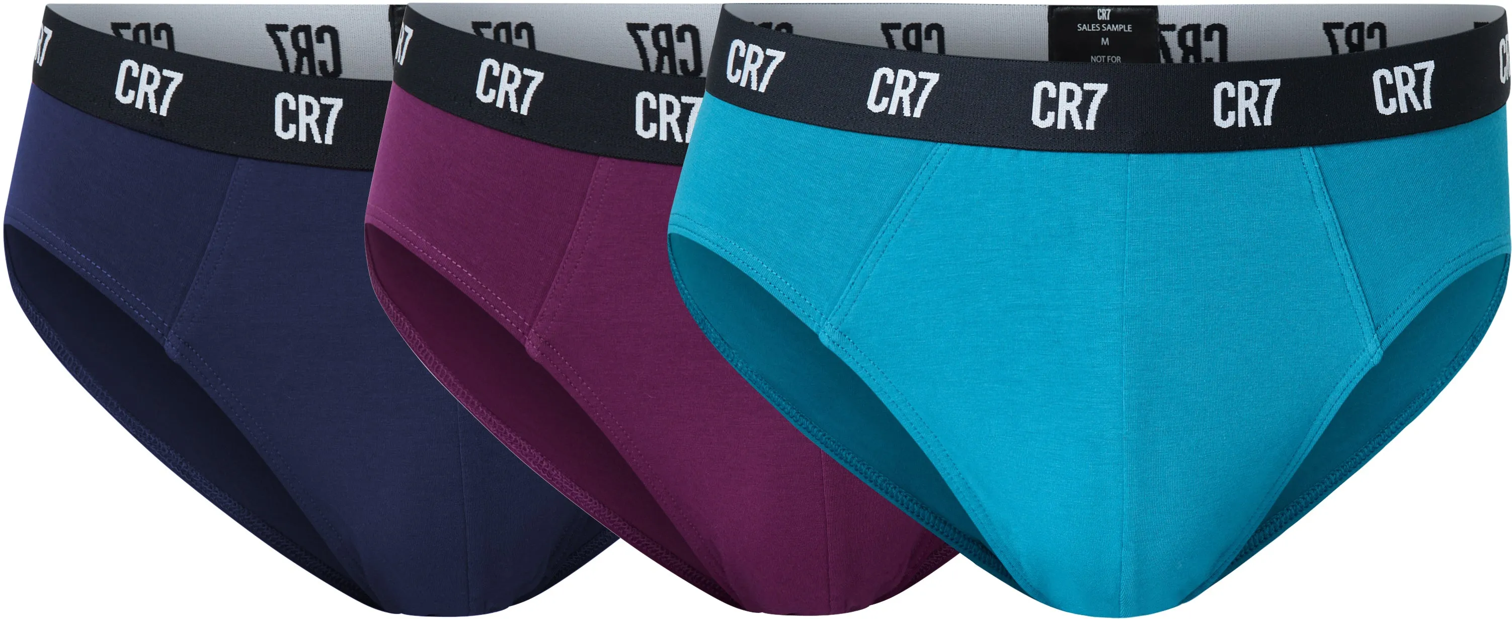 CR7 Men's 3-Pack Cotton Blend Briefs