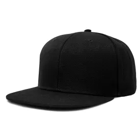 Dalix Black Snapback Hat