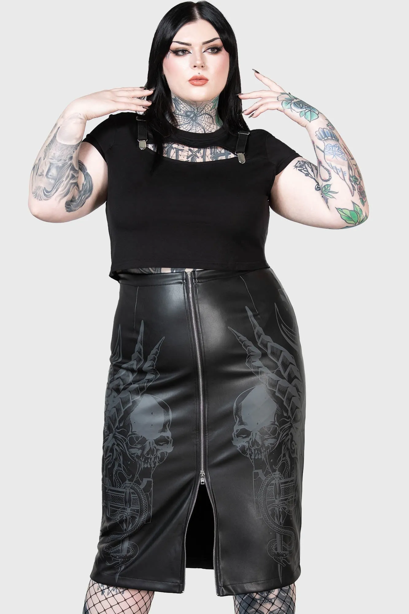 Darkest Myth Pencil Skirt