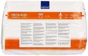 Delta-Flex XL1 Premium Protective Underwear X-Large Pack of 14, White