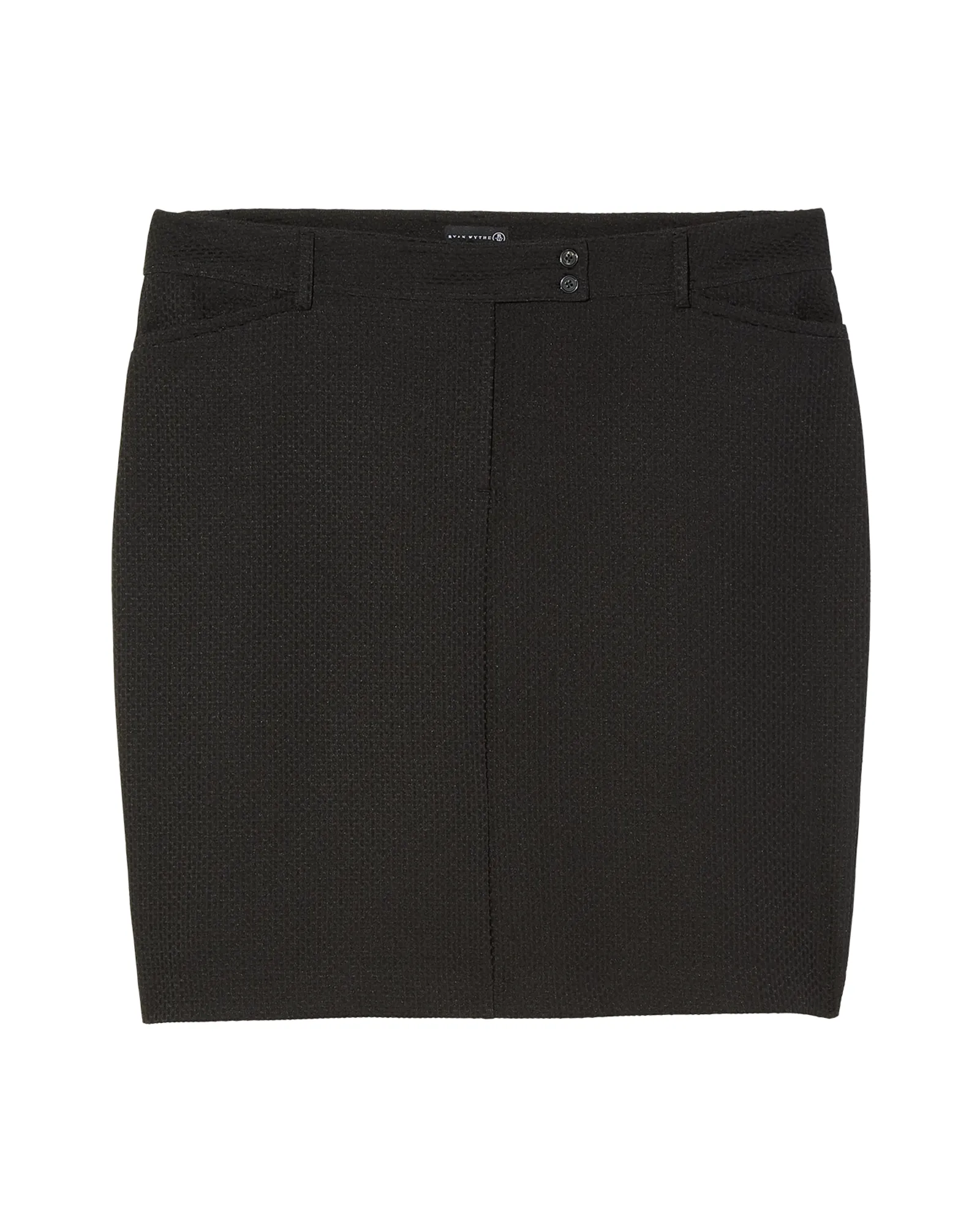 Dorian Textured Trouser Skirt | Black