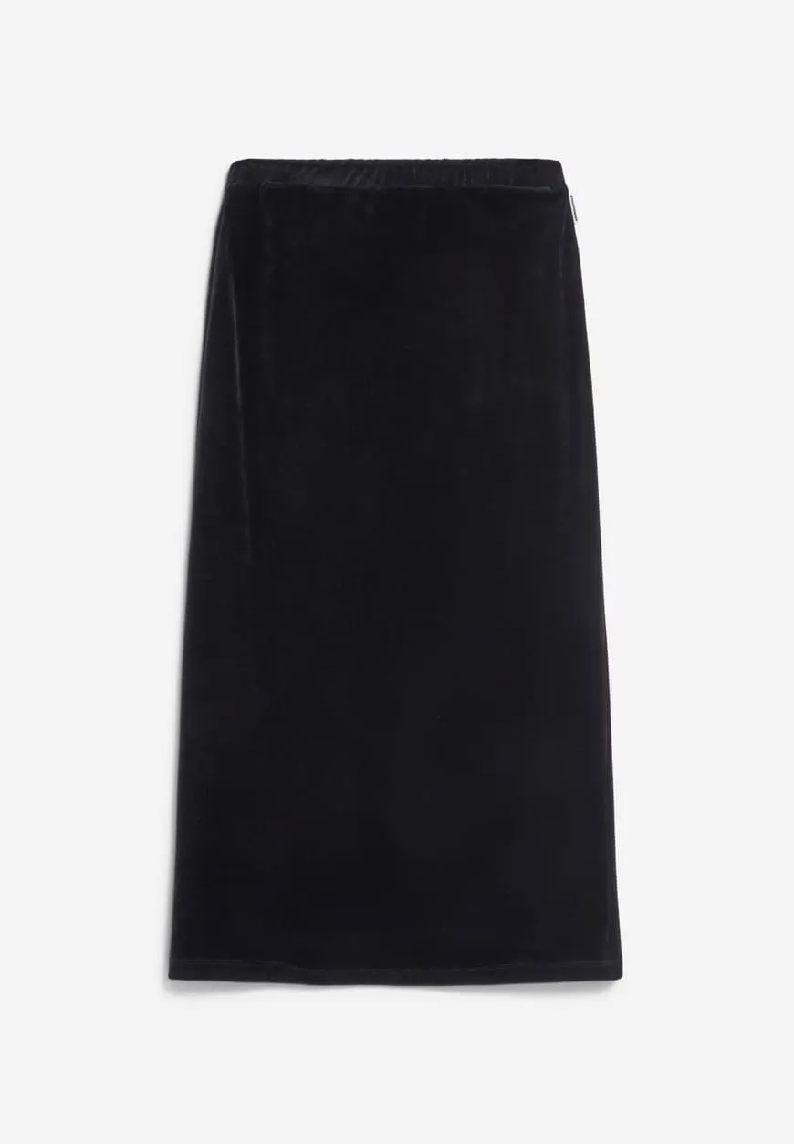 Emolgaa Velvet Skirt - Black