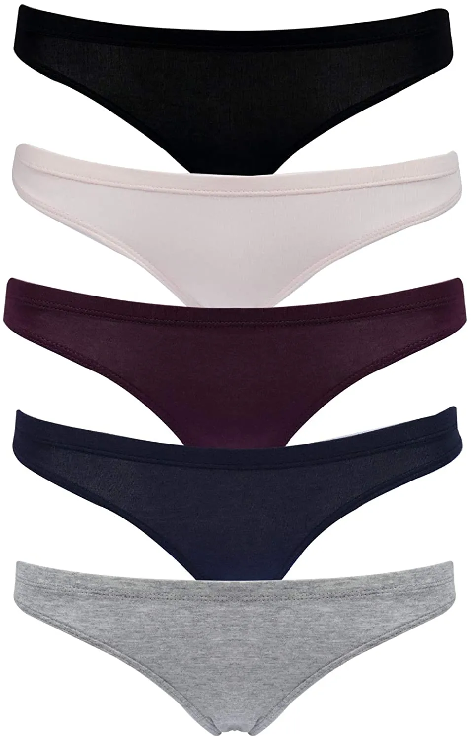 Emprella Women's Underwear Bikini Panties - 5 Pack Colors and Patterns May Vary