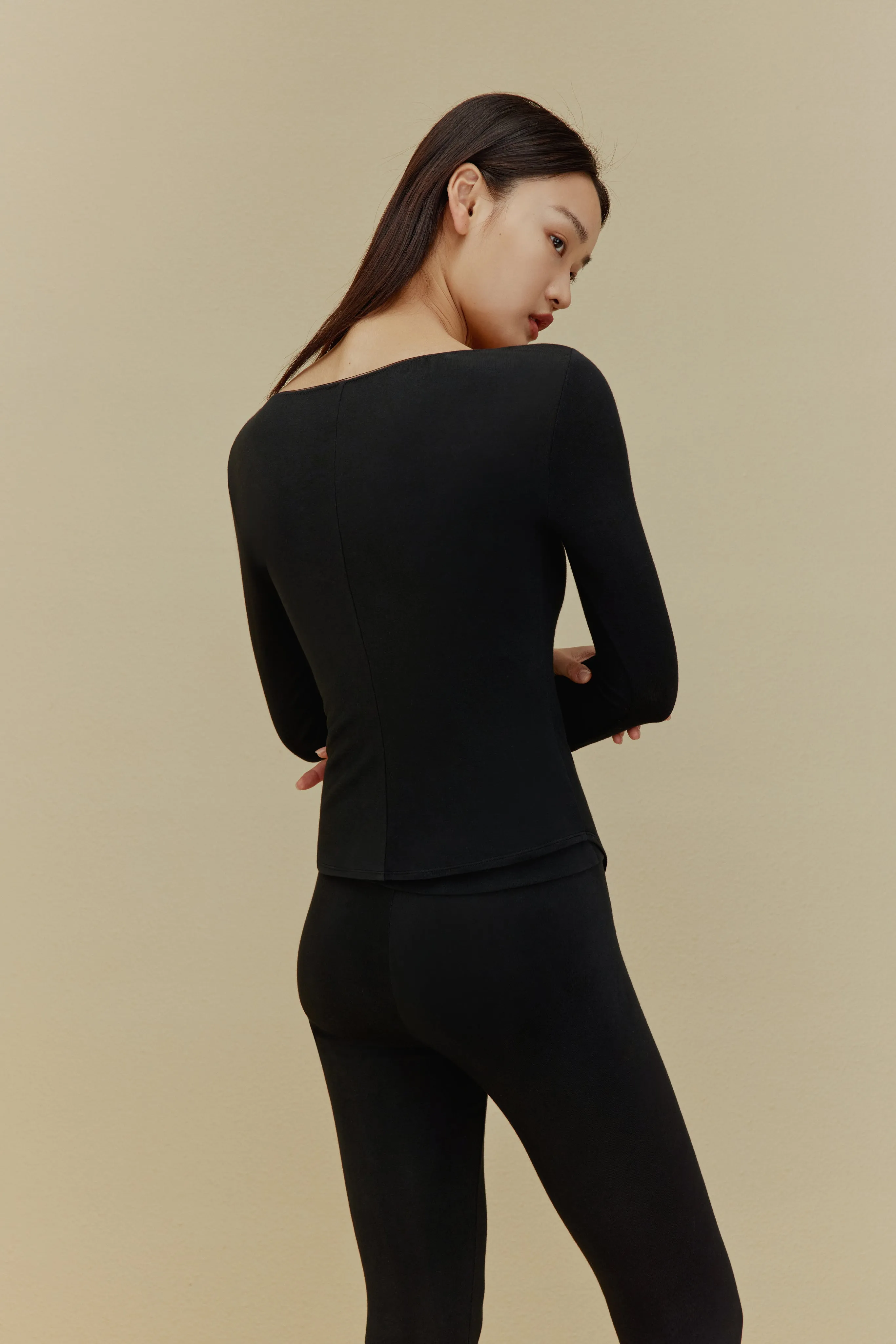 Essential Cashmere U-Neck Thermal Underwear Top