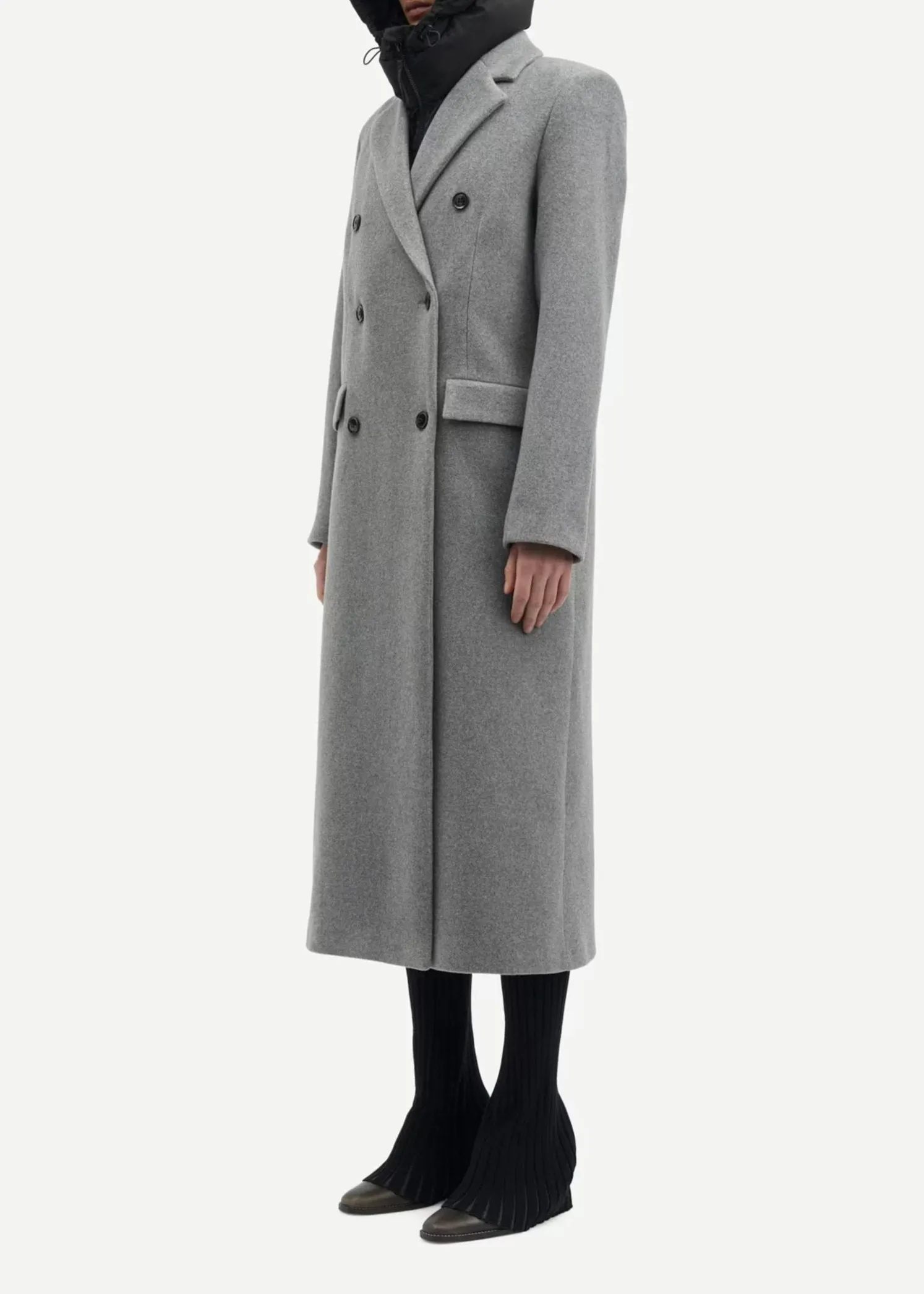 FALCON COAT | GREY MELANGE