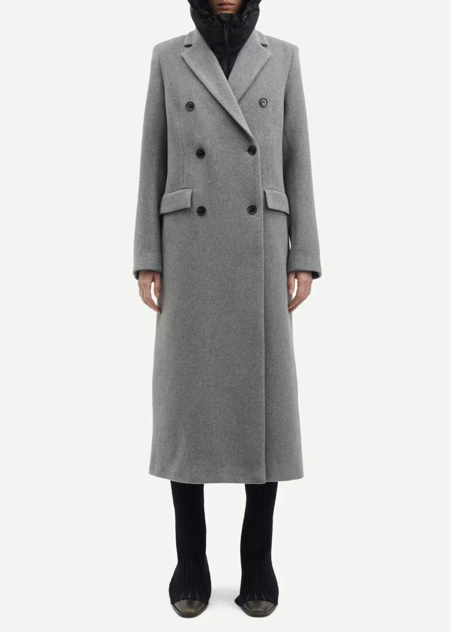 FALCON COAT | GREY MELANGE