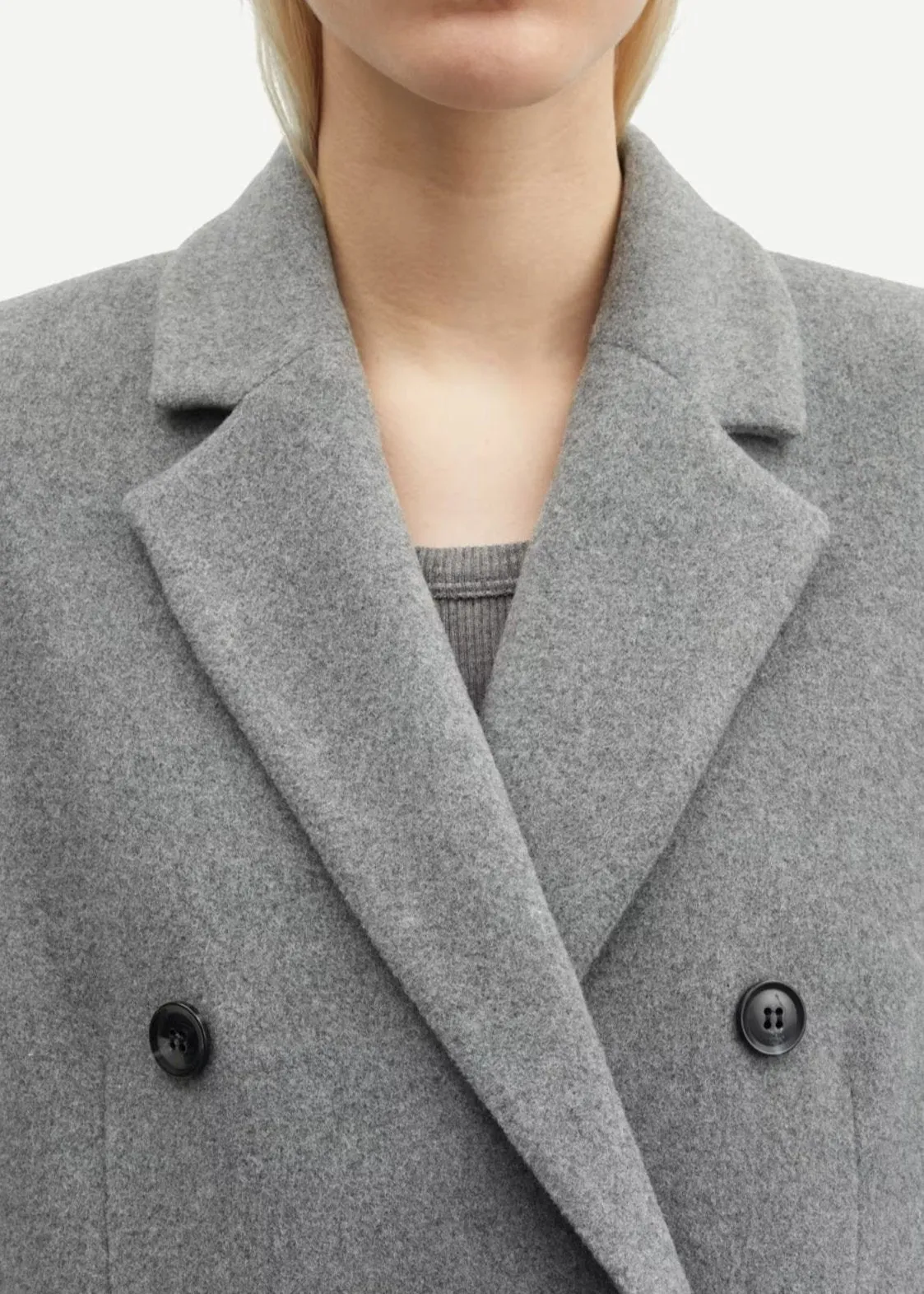 FALCON COAT | GREY MELANGE