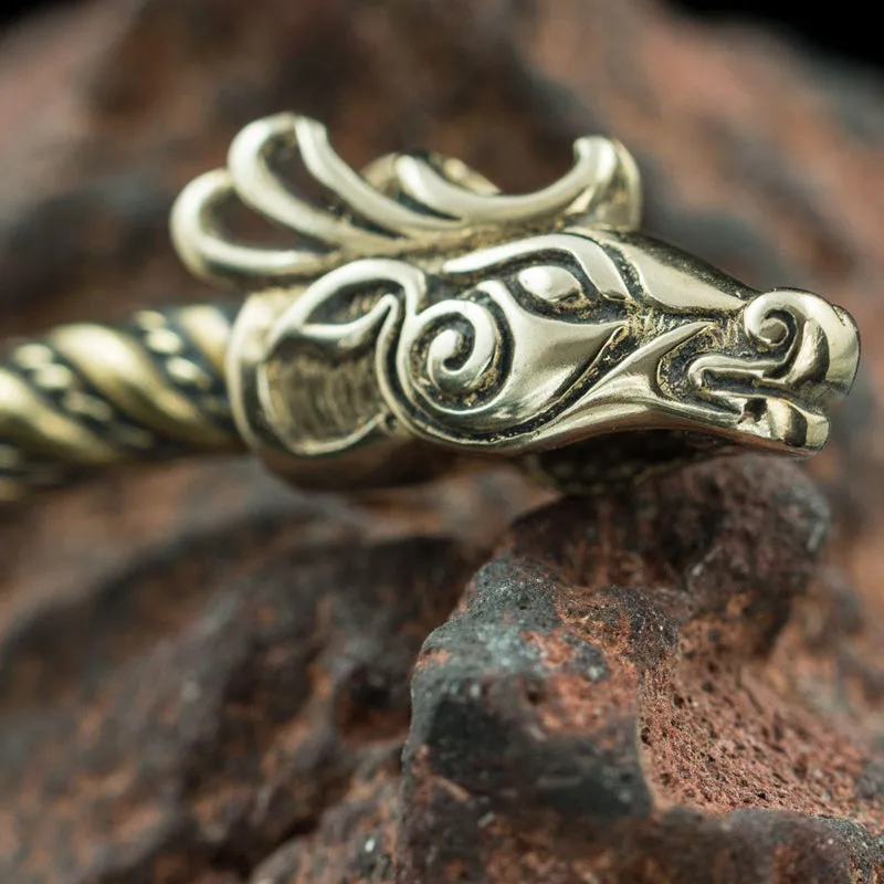 Fianna Celtic Deer Bracelet - Brass